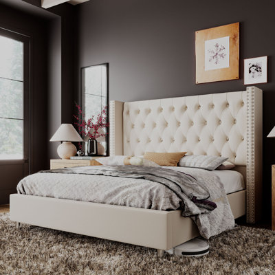 Ripley upholstered standard bed discount